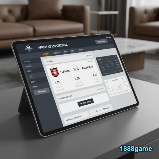 Tela do aplicativo 1888game exibindo apostas esportivas.