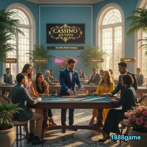 Cassino ao vivo com crupiês profissionais no 1888game.