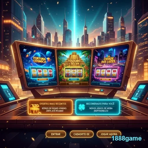 Tela do aplicativo 1888game mostrando slots populares.