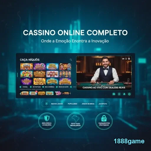 Cassino online 1888game com jogos e dealers reais disponíveis.
