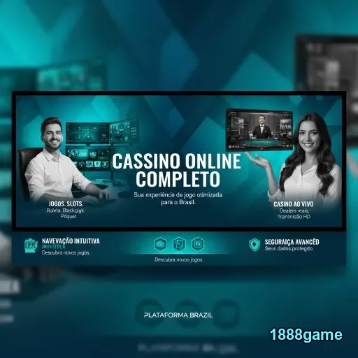Usuários interagem com jogos ao vivo no 1888game.
