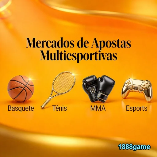 Mercados de apostas multiesportivas na plataforma 1888game.