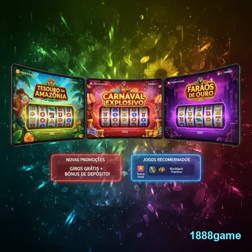 Visão de jogos de slots no 1888game com títulos VIP.