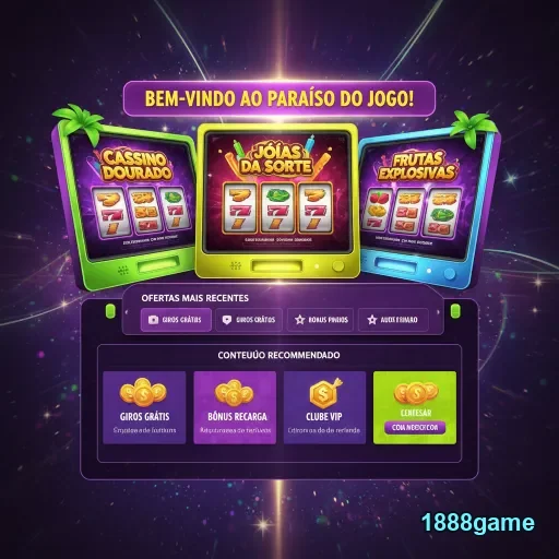 Interface visual dos serviços VIP da 1888game com jogos.