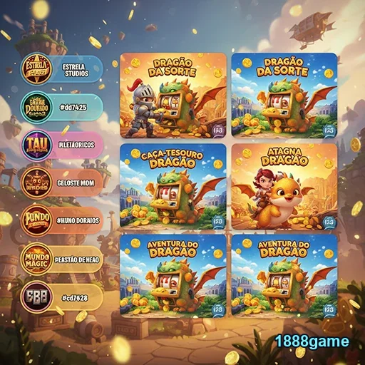 Jogos exclusivos da 1888game em um celular, exibindo bônus.